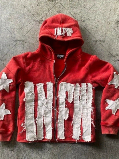 Loose Hooded Top