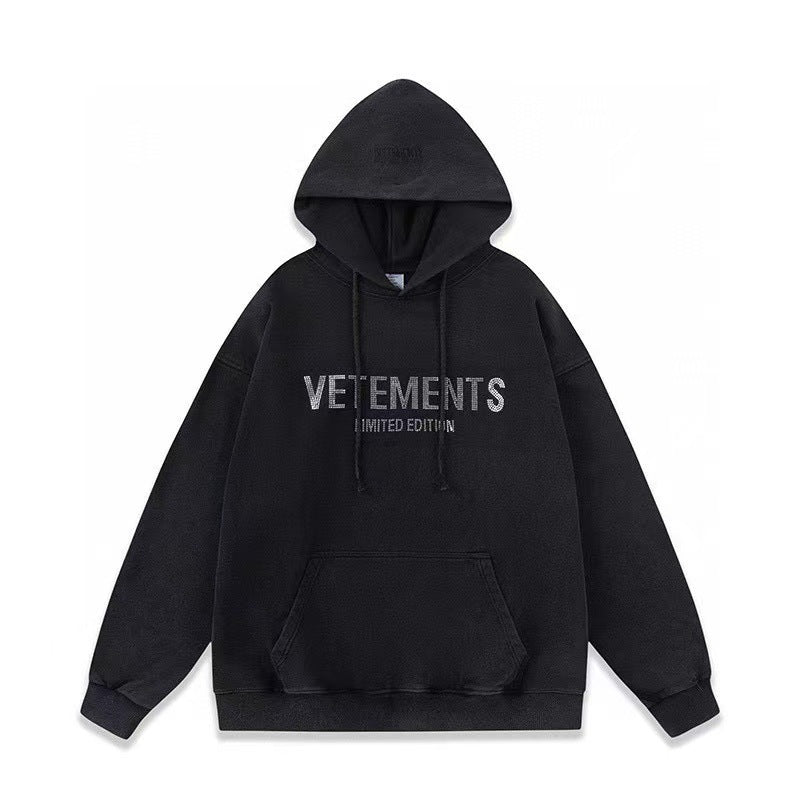 Loose hoodie and sweatshirt