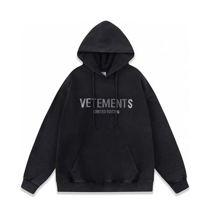 Loose hoodie and sweatshirt