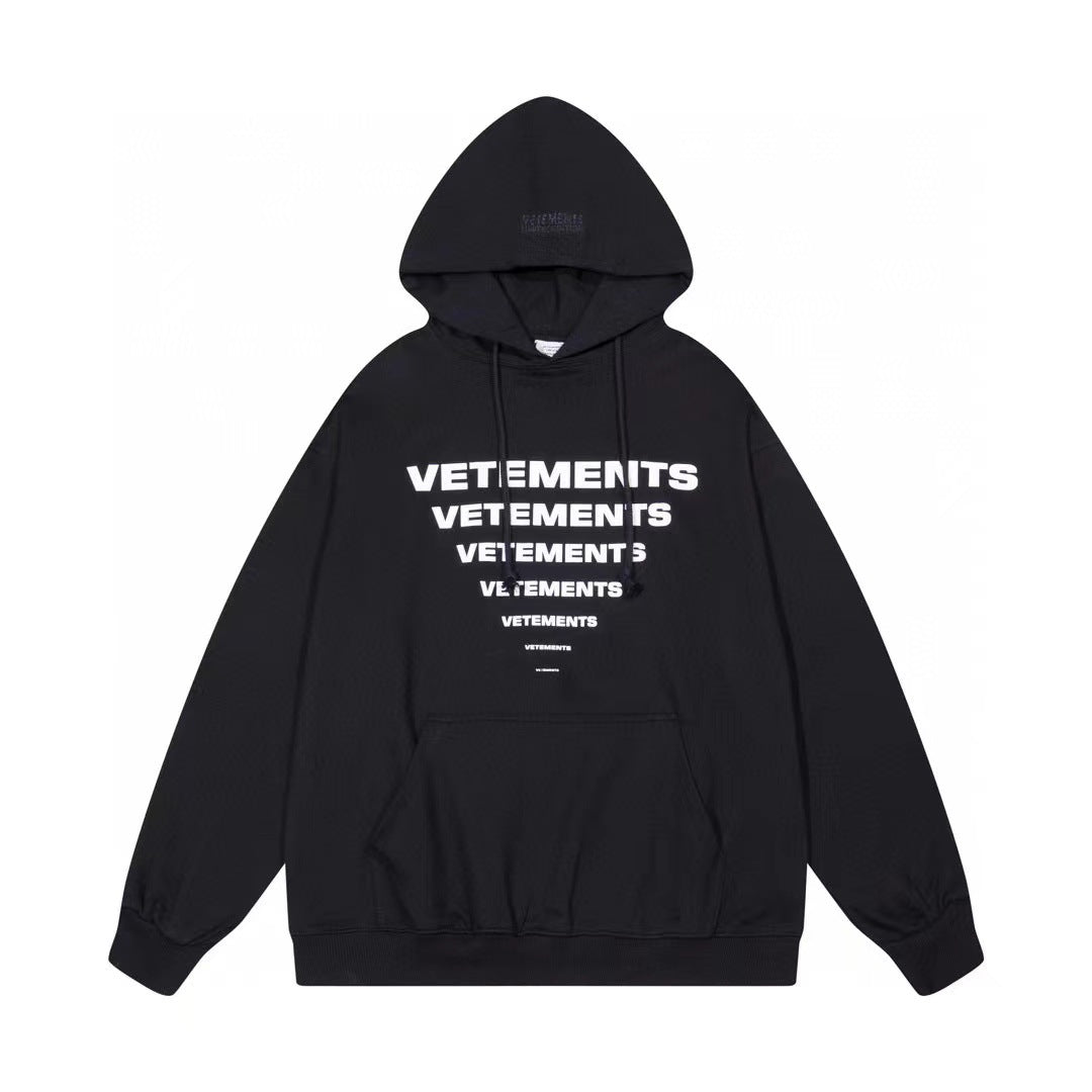 Loose hoodie and sweatshirt