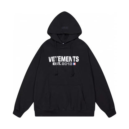 Loose hoodie and sweatshirt