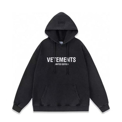 Loose hoodie and sweatshirt