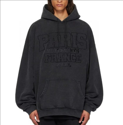Loose hoodie and sweatshirt