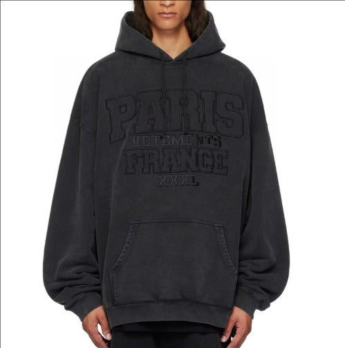 Loose hoodie and sweatshirt
