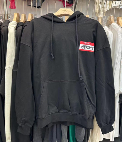 Loose hoodie and sweatshirt