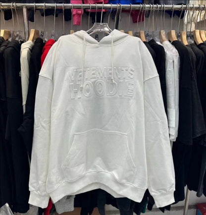 Loose hoodie and sweatshirt