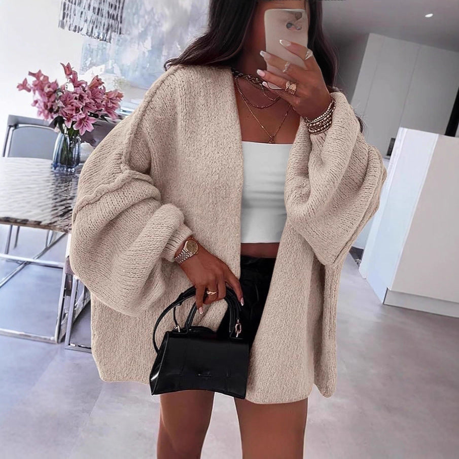 Loose Knitted Cardigan for Women