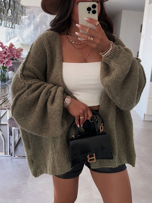Loose Knitted Cardigan for Women