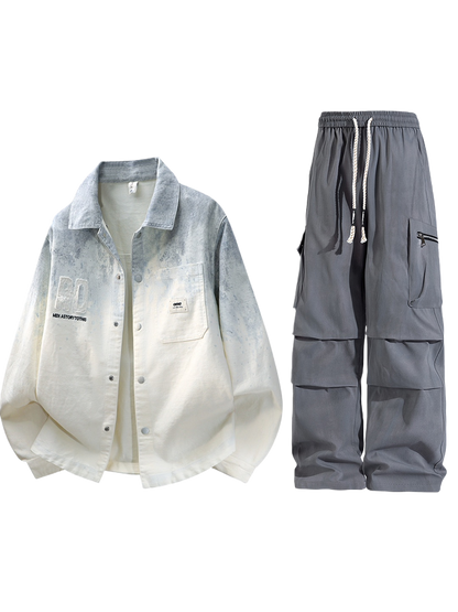 Loose lapel coat