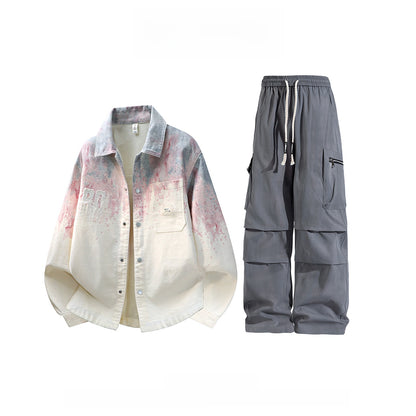 Loose lapel coat