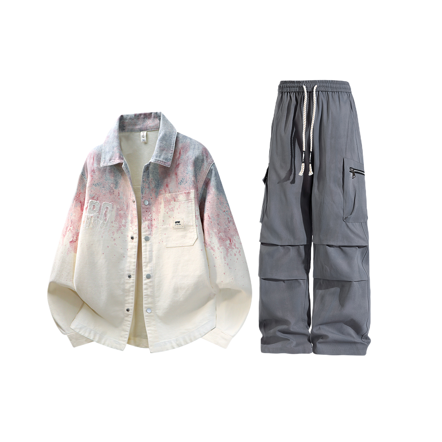 Loose lapel coat