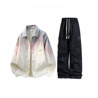 Loose lapel coat