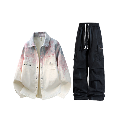 Loose lapel coat