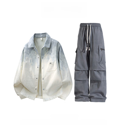 Loose lapel coat