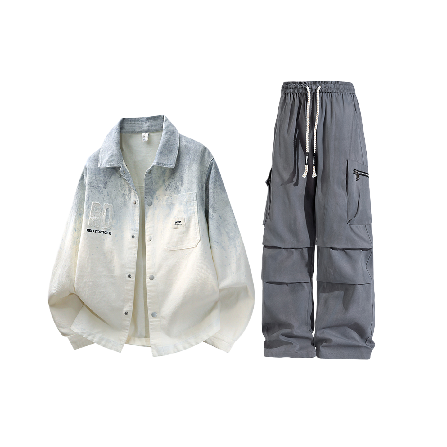Loose lapel coat