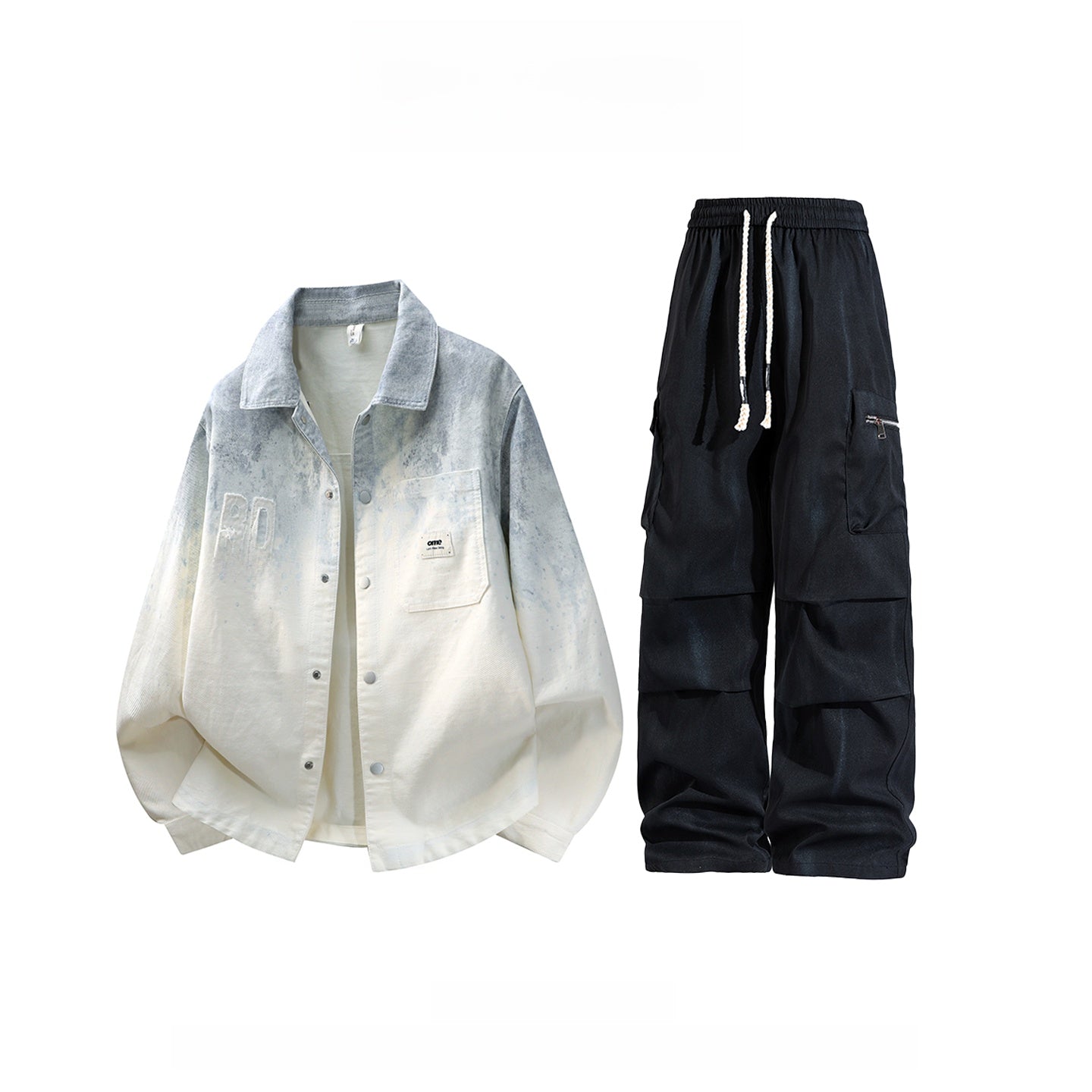 Loose lapel coat