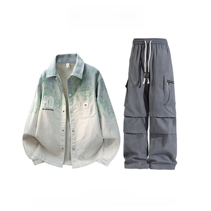 Loose lapel coat