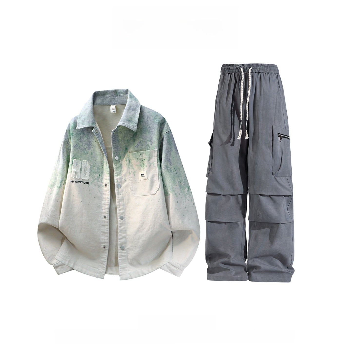 Loose lapel coat