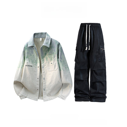 Loose lapel coat