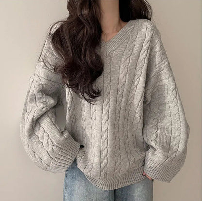 Loose Lazy Autumn and Winter Sweater for Women