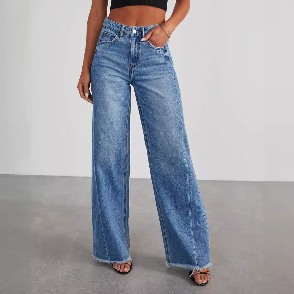 Loose-leg jeans