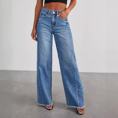 Loose-leg jeans