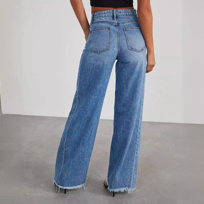 Loose-leg jeans