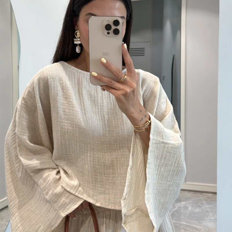 Loose Long Skirt Two-Piece Set