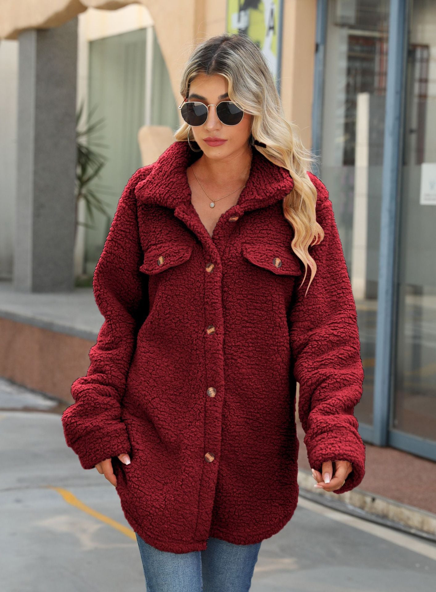 Loose Plush Jacket