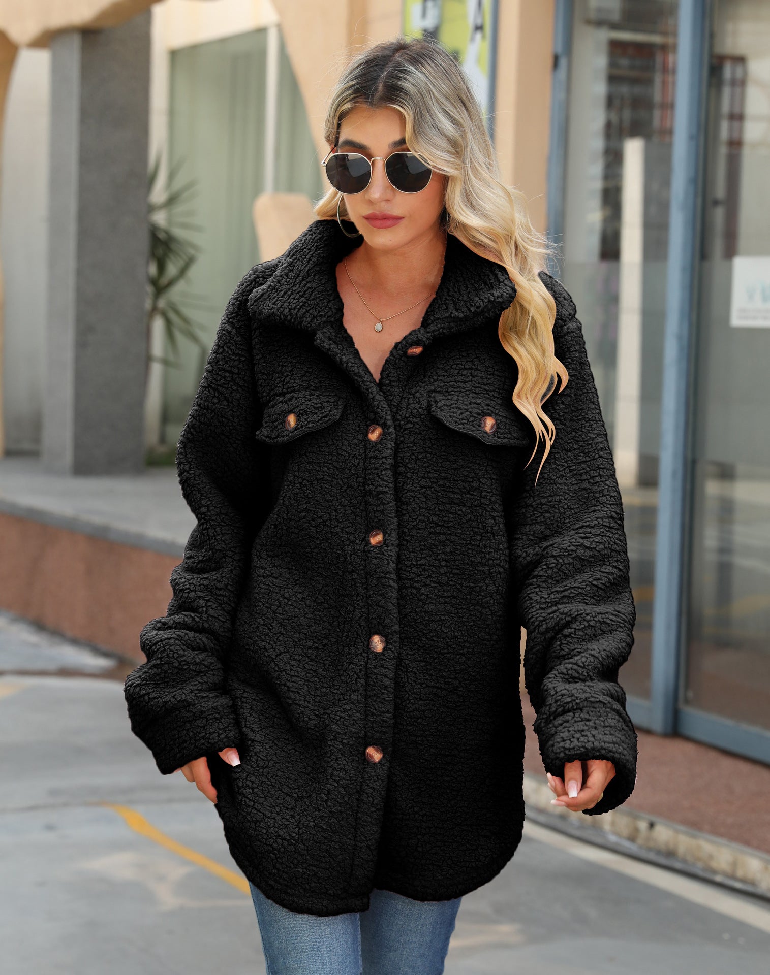 Loose Plush Jacket