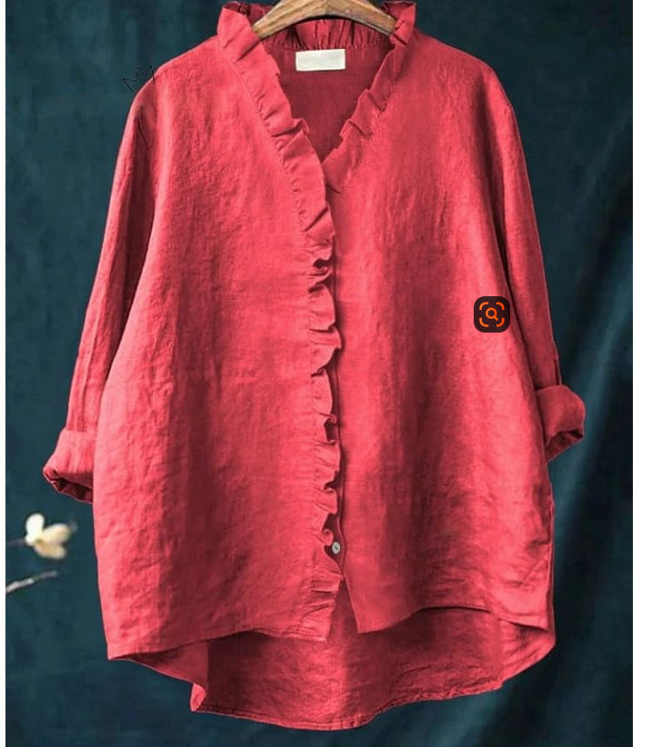 Loose Print Round Neck Casual Women's T-shirt