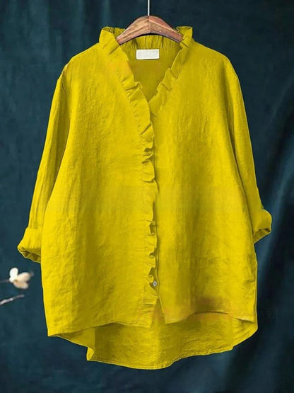 Loose Print Round Neck Casual Women's T-shirt