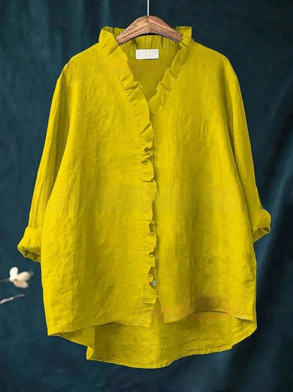 Loose Print Round Neck Casual Women's T-shirt