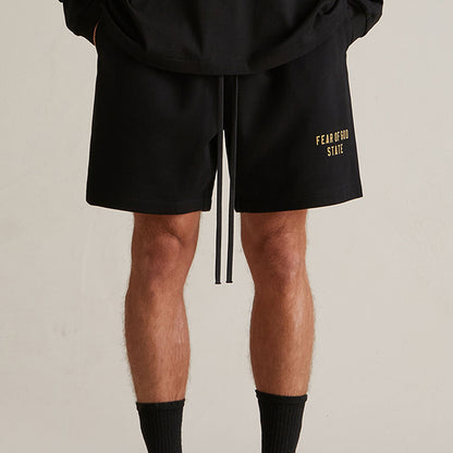 Loose pure cotton shorts for men