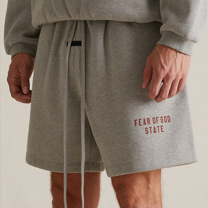 Loose pure cotton shorts for men
