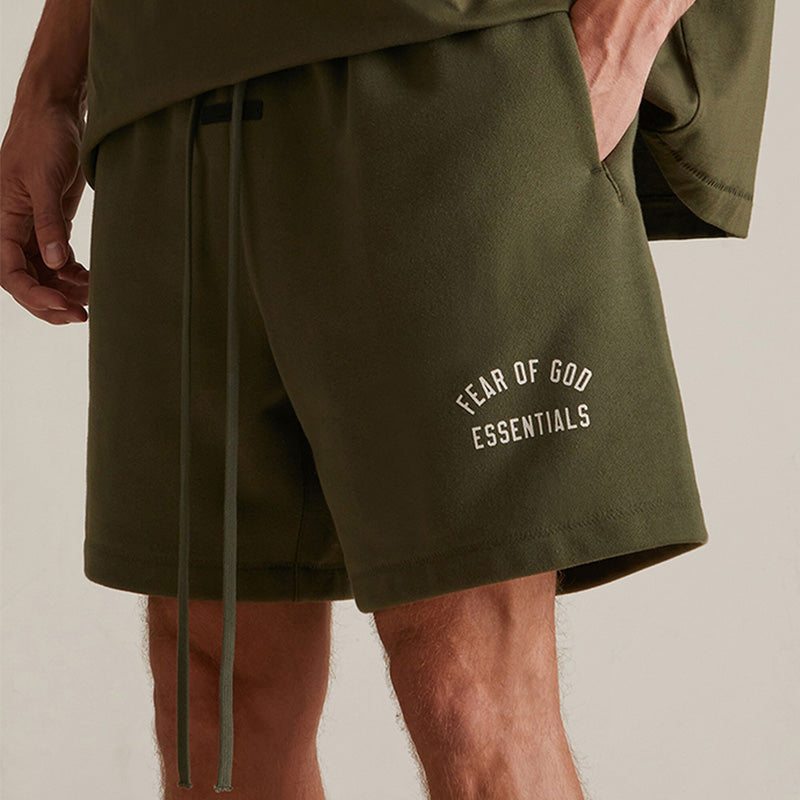 Loose pure cotton shorts for men
