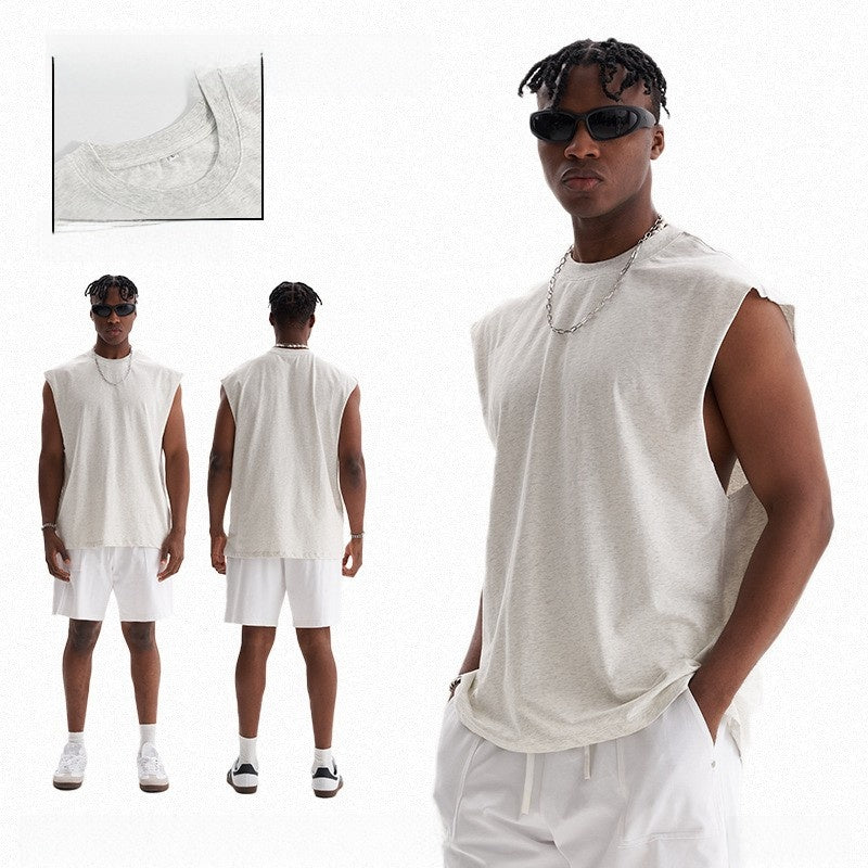 Loose Retro Sleeveless Men's Vest