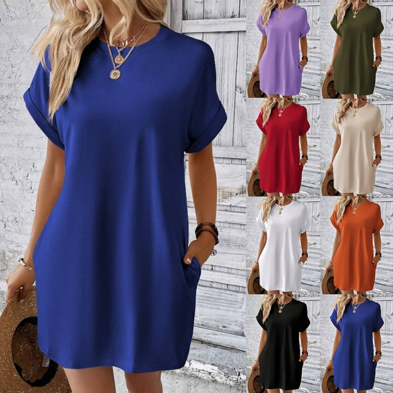 Loose Round Neck Dress