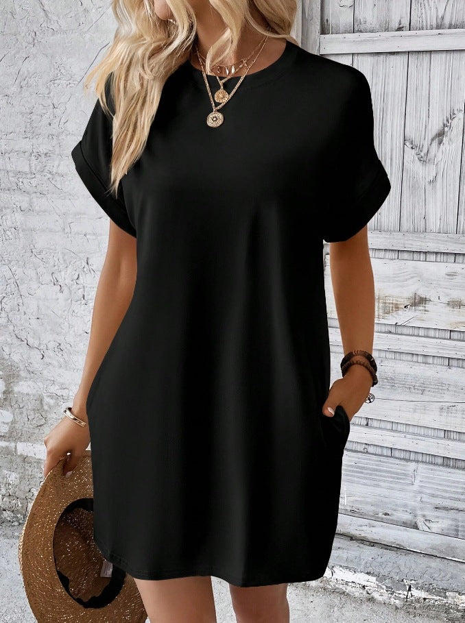 Loose Round Neck Dress
