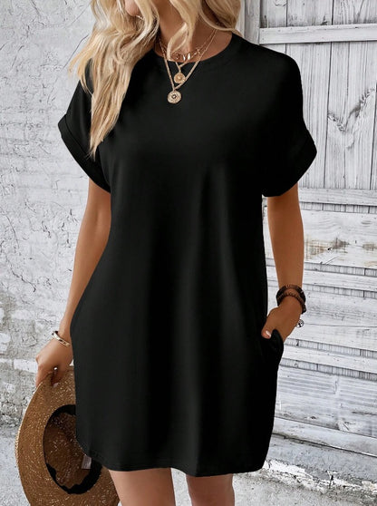 Loose Round Neck Dress
