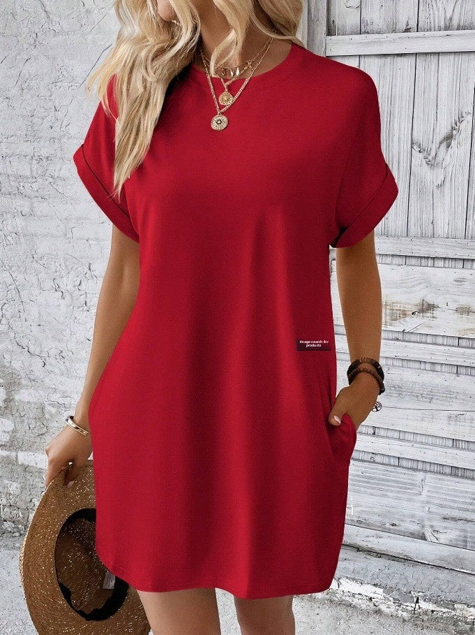 Loose Round Neck Dress