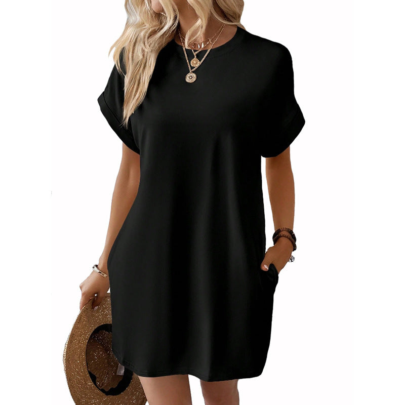 Loose Round Neck Dress