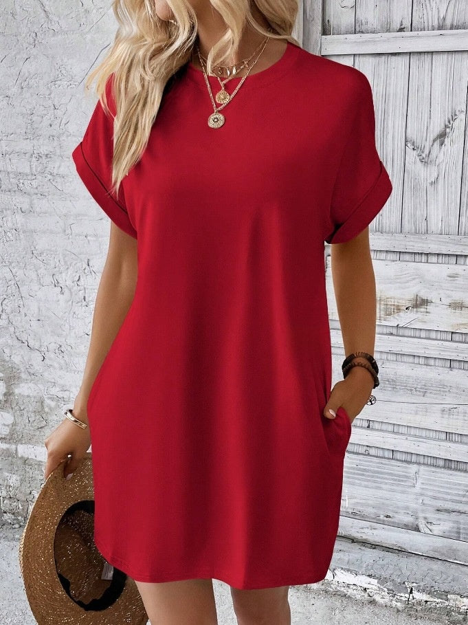 Loose Round Neck Dress