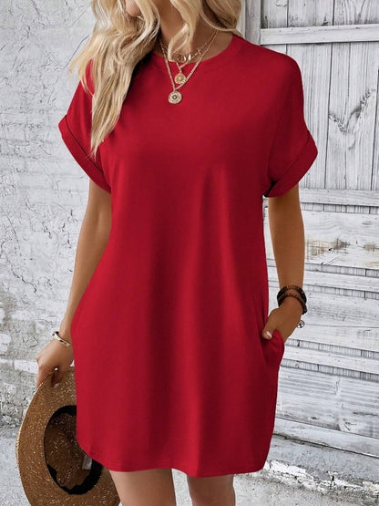 Loose Round Neck Dress