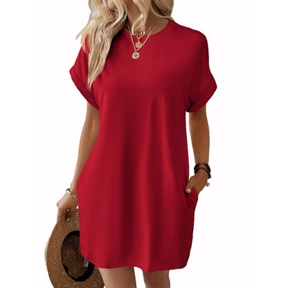 Loose Round Neck Dress