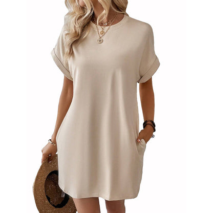 Loose Round Neck Dress