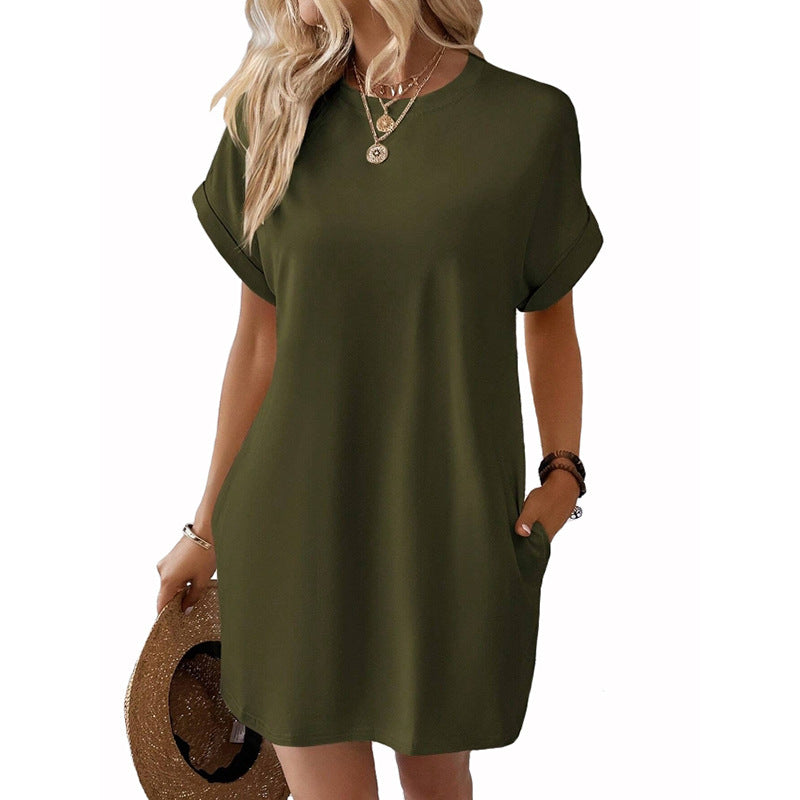 Loose Round Neck Dress