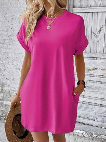 Loose Round Neck Dress