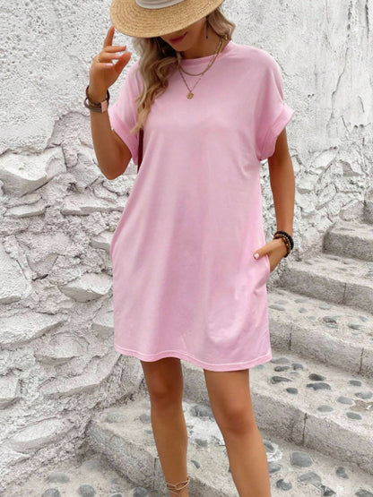 Loose Round Neck Dress