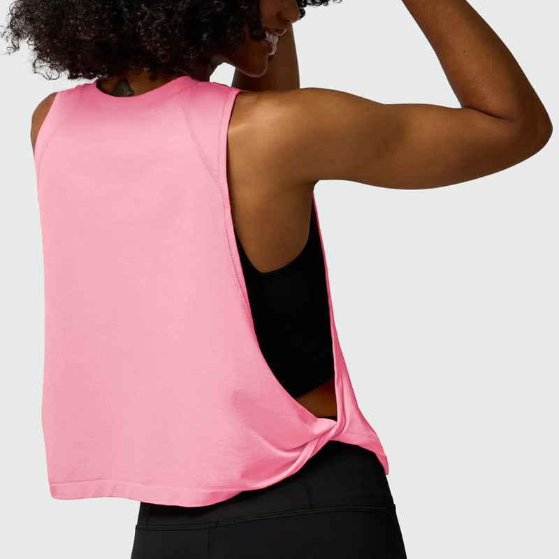 Loose Sleeveless Sports Vest for Women